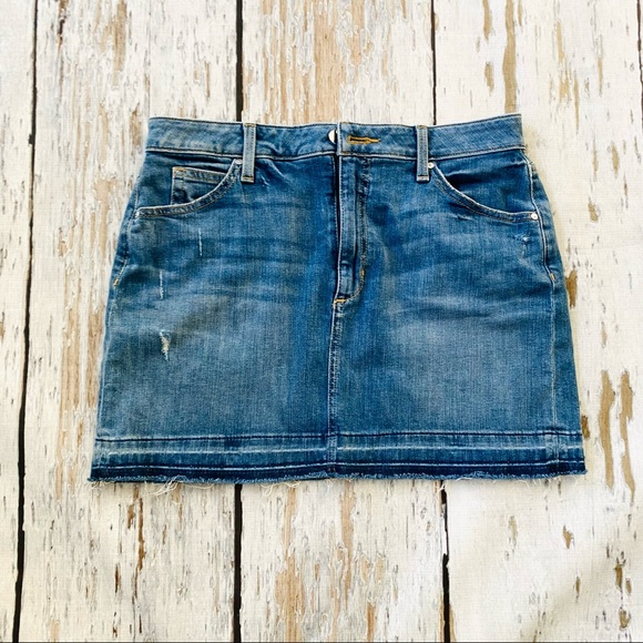 JOES Distressed Jean Skirt - Size 31 - Picture 2 of 8